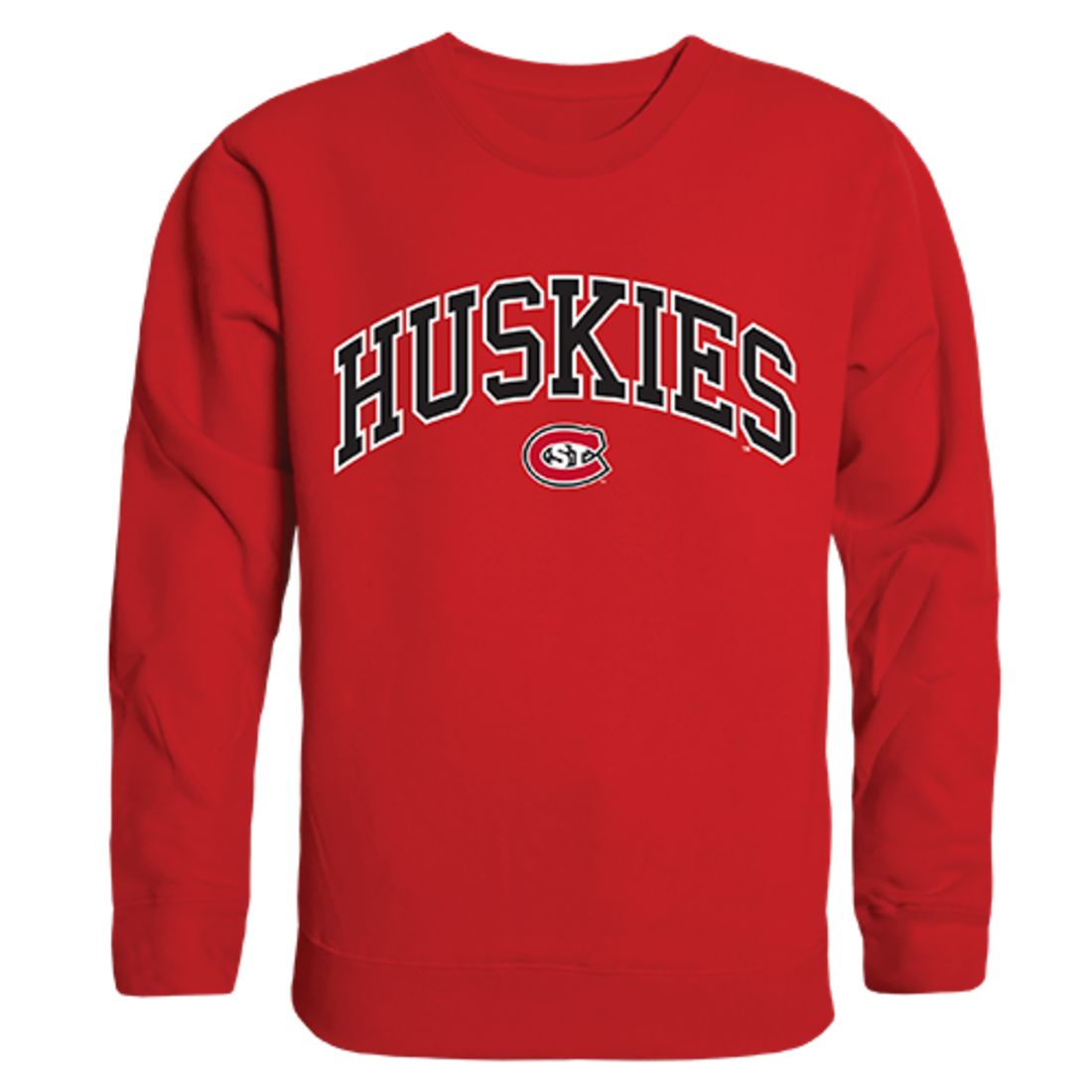 St. Cloud State University Campus Crewneck Pullover Sweatshirt Sweater Red-Campus-Wardrobe