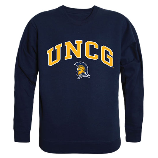 UNCG University of North Carolina at Greensboro Campus Crewneck Pullover Sweatshirt Sweater Navy-Campus-Wardrobe
