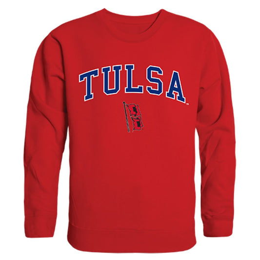 University of Tulsa Golden Campus Crewneck Pullover Sweatshirt Sweater Red-Campus-Wardrobe