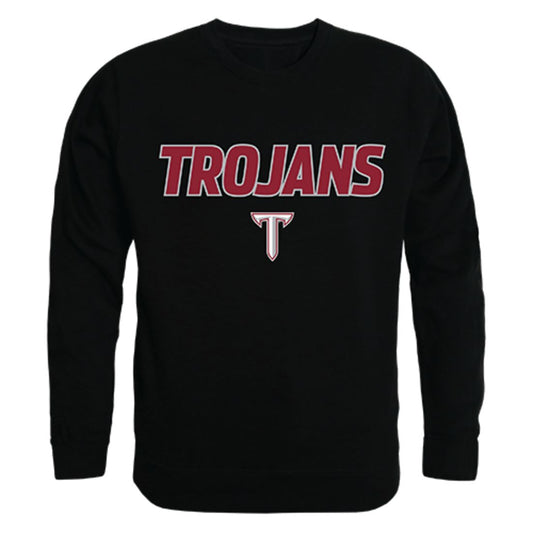 Troy University Campus Crewneck Pullover Sweatshirt Sweater Black-Campus-Wardrobe