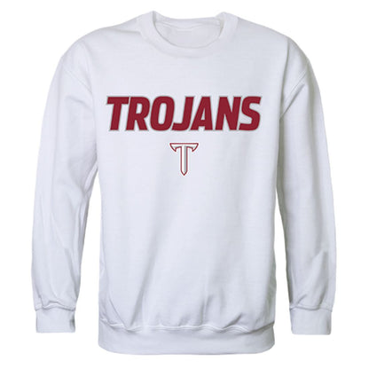 Troy University Campus Crewneck Pullover Sweatshirt Sweater White-Campus-Wardrobe