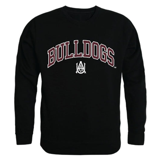 AAMU Alabama A&M University Campus Crewneck Pullover Sweatshirt Sweater Black-Campus-Wardrobe