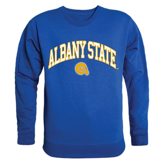 ASU Albany State University Campus Crewneck Pullover Sweatshirt Sweater Royal-Campus-Wardrobe