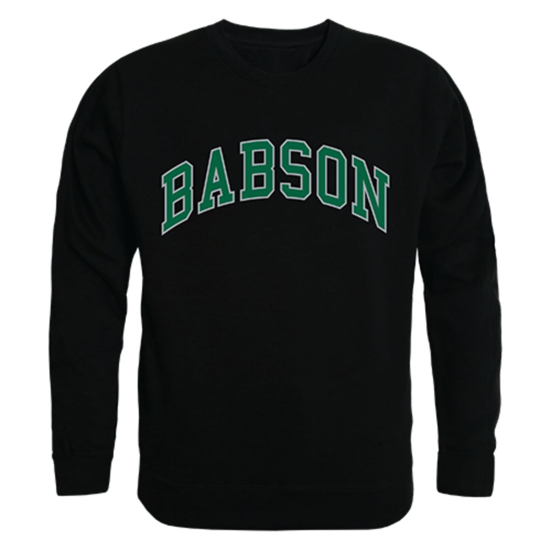 Babson College Campus Crewneck Pullover Sweatshirt Sweater Black-Campus-Wardrobe