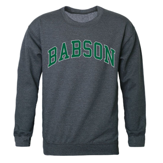 Babson College Campus Crewneck Pullover Sweatshirt Sweater Heather Charcoal-Campus-Wardrobe