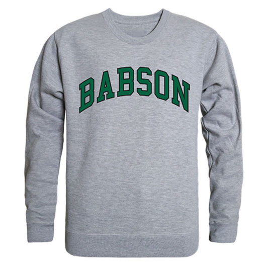 Babson College Campus Crewneck Pullover Sweatshirt Sweater Heather Grey-Campus-Wardrobe