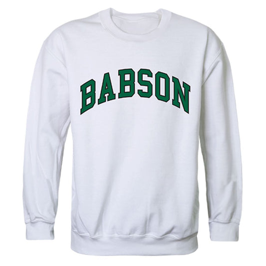 Babson College Campus Crewneck Pullover Sweatshirt Sweater White-Campus-Wardrobe