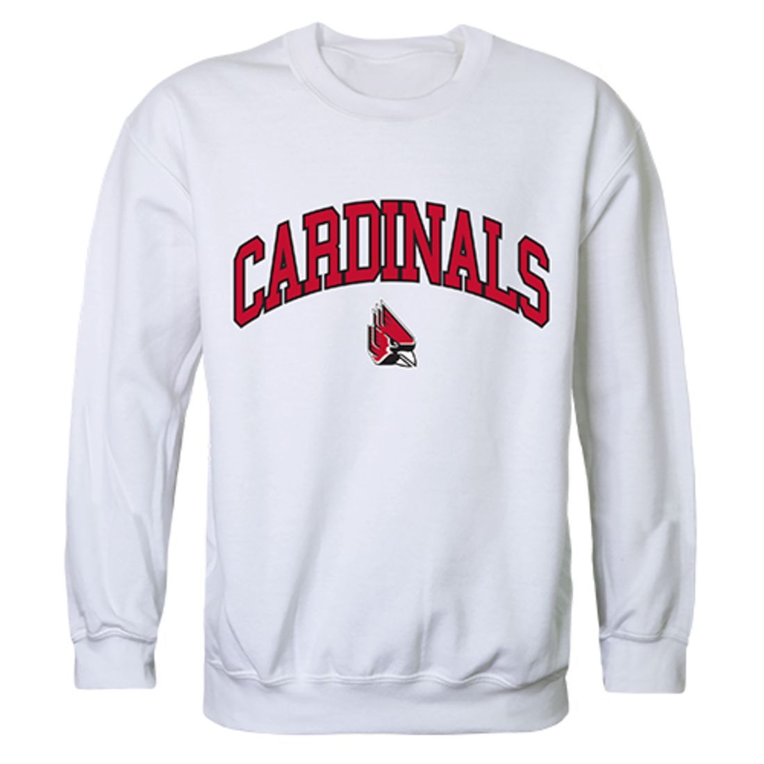 BSU Ball State University Campus Crewneck Pullover Sweatshirt Sweater White-Campus-Wardrobe