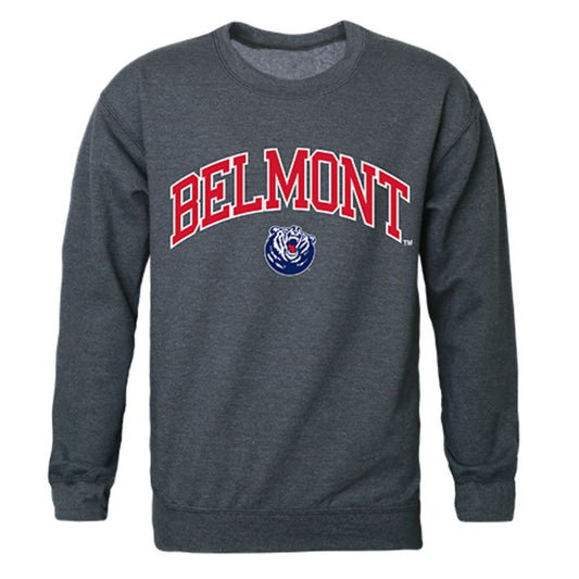 Belmont State University Campus Crewneck Pullover Sweatshirt Sweater Heather Charcoal-Campus-Wardrobe