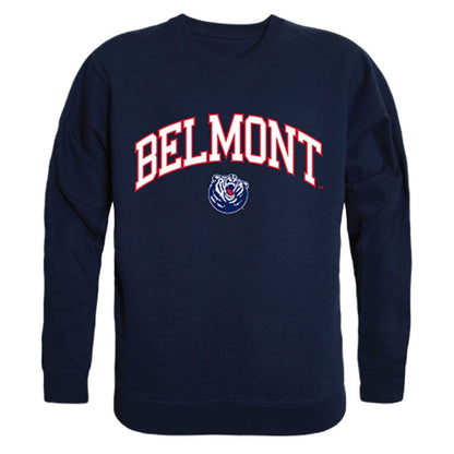Belmont State University Campus Crewneck Pullover Sweatshirt Sweater Navy-Campus-Wardrobe