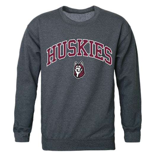 Bloomsburg University Campus Crewneck Pullover Sweatshirt Sweater Heather Charcoal-Campus-Wardrobe