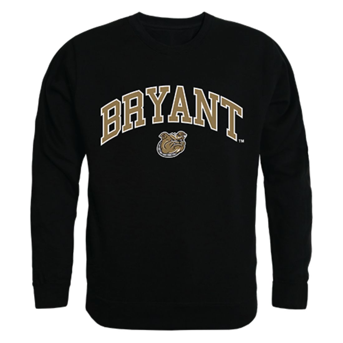 Bryant University Campus Crewneck Pullover Sweatshirt Sweater Black-Campus-Wardrobe