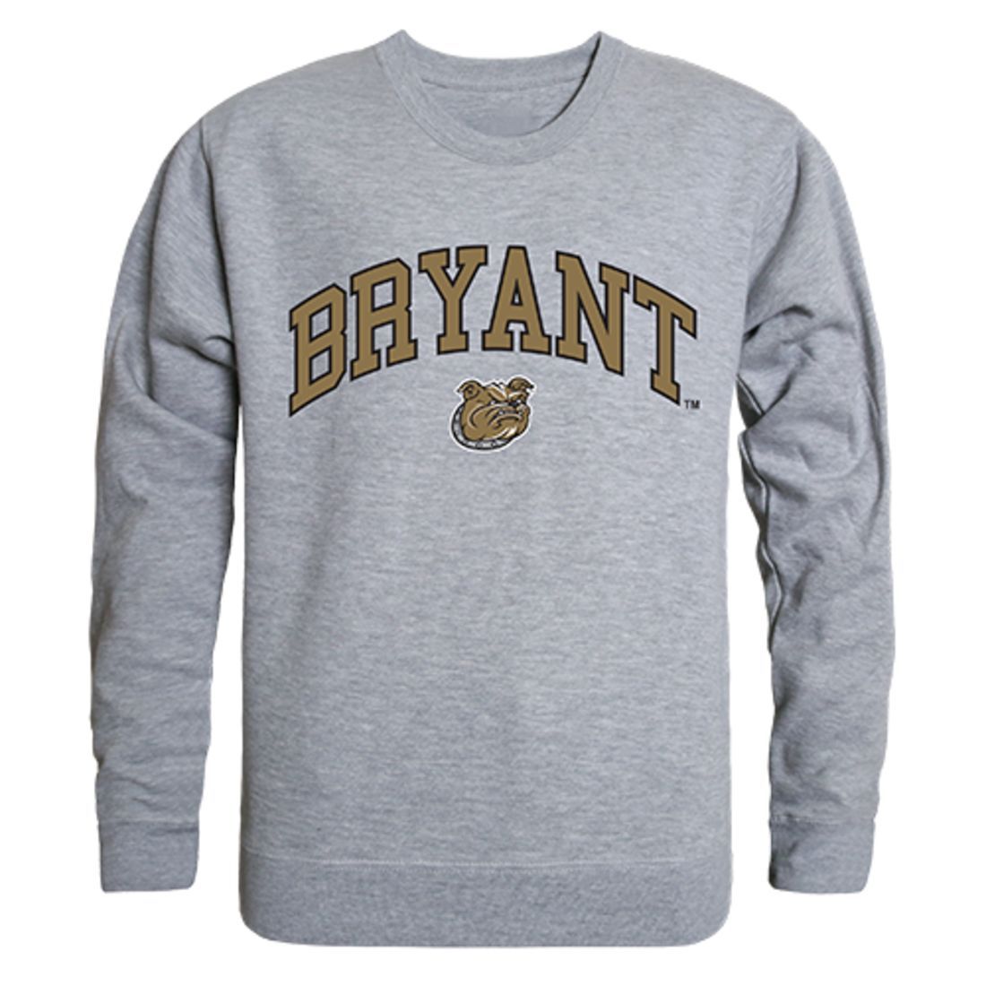 Bryant University Campus Crewneck Pullover Sweatshirt Sweater Heather Grey-Campus-Wardrobe