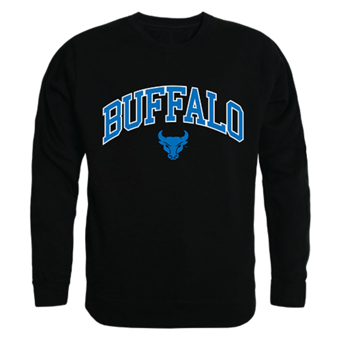 SUNY University at Buffalo Campus Crewneck Pullover Sweatshirt Sweater Black-Campus-Wardrobe
