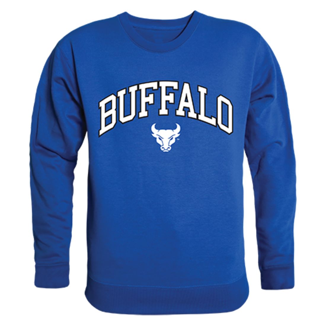 SUNY University at Buffalo Campus Crewneck Pullover Sweatshirt Sweater Royal-Campus-Wardrobe