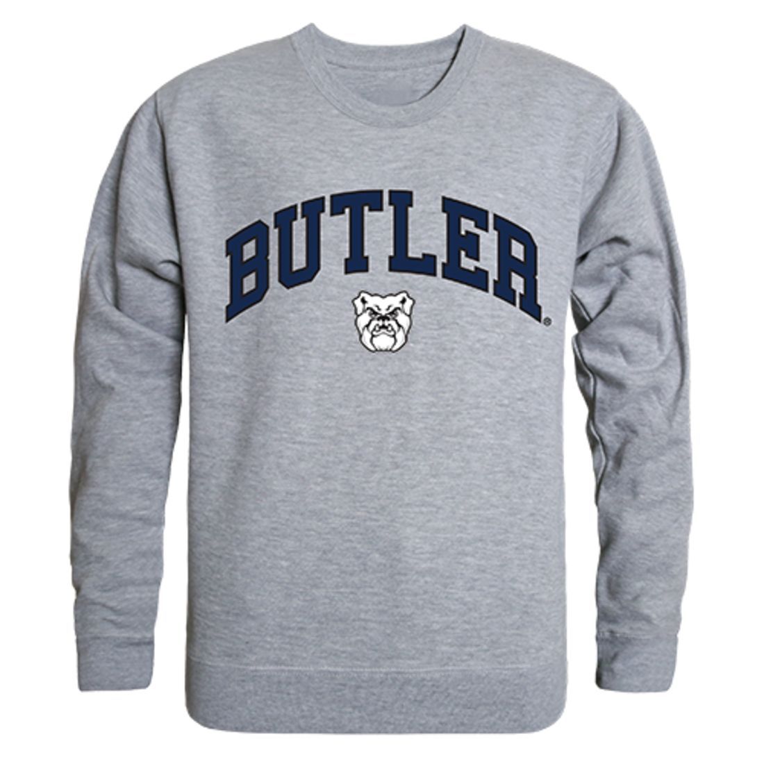 Butler University Campus Crewneck Pullover Sweatshirt Sweater Heather Grey-Campus-Wardrobe