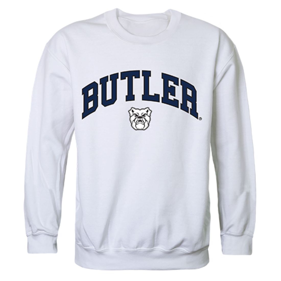 Butler University Campus Crewneck Pullover Sweatshirt Sweater White-Campus-Wardrobe