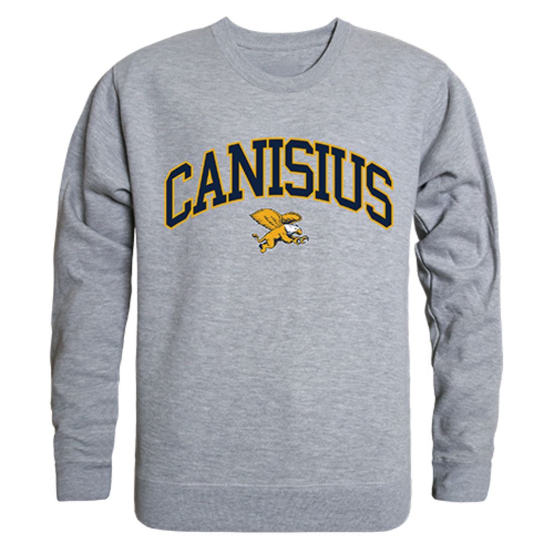 Canisius College Campus Crewneck Pullover Sweatshirt Sweater Heather Grey-Campus-Wardrobe