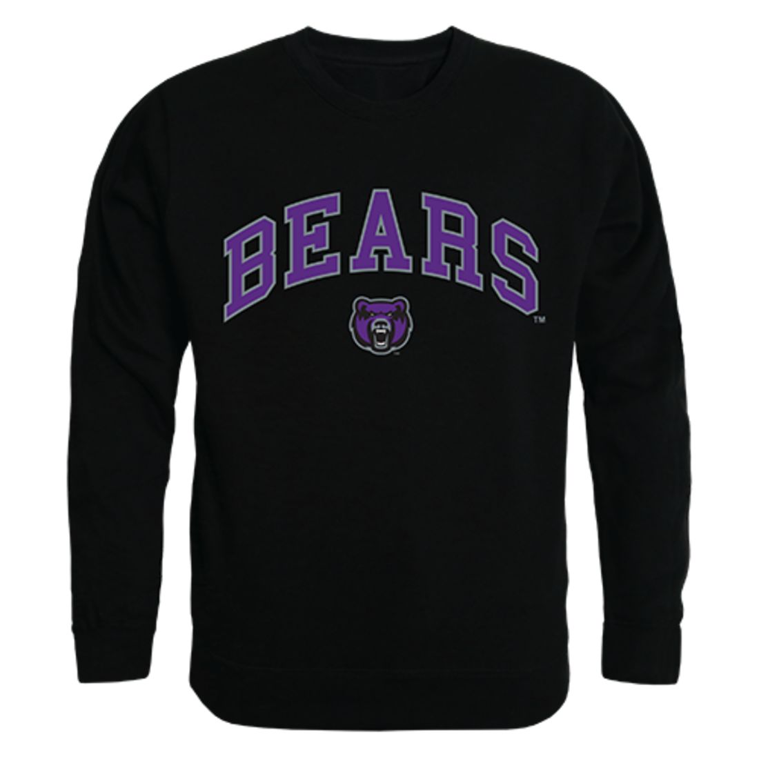 UCA University of Central Arkansas Campus Crewneck Pullover Sweatshirt Sweater Black-Campus-Wardrobe