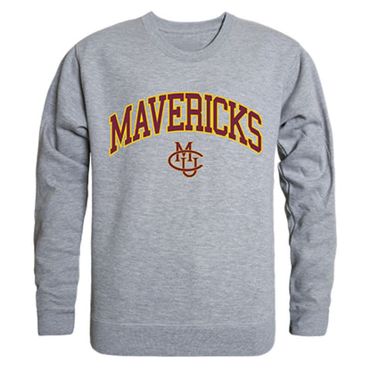 CMU Colorado Mesa University Campus Crewneck Pullover Sweatshirt Sweater Heather Grey-Campus-Wardrobe