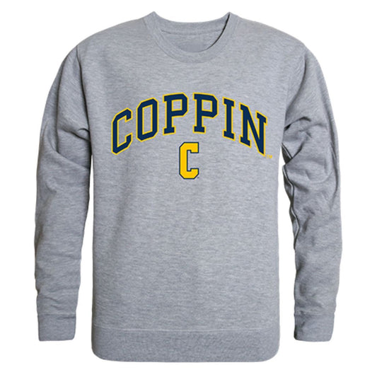 CSU Coppin State University Campus Crewneck Pullover Sweatshirt Sweater Heather Grey-Campus-Wardrobe