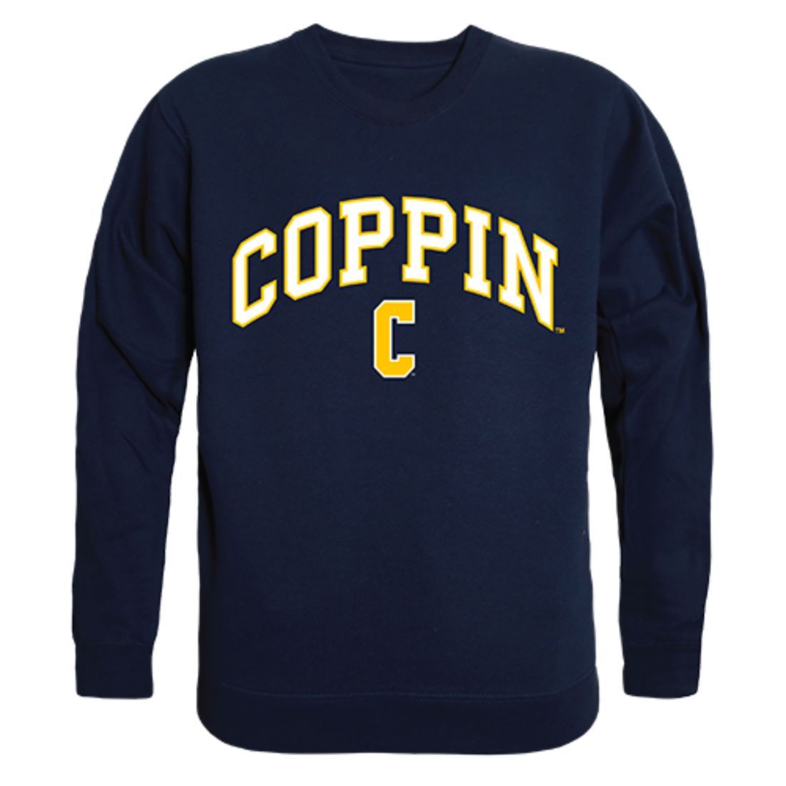 CSU Coppin State University Campus Crewneck Pullover Sweatshirt Sweater Navy-Campus-Wardrobe