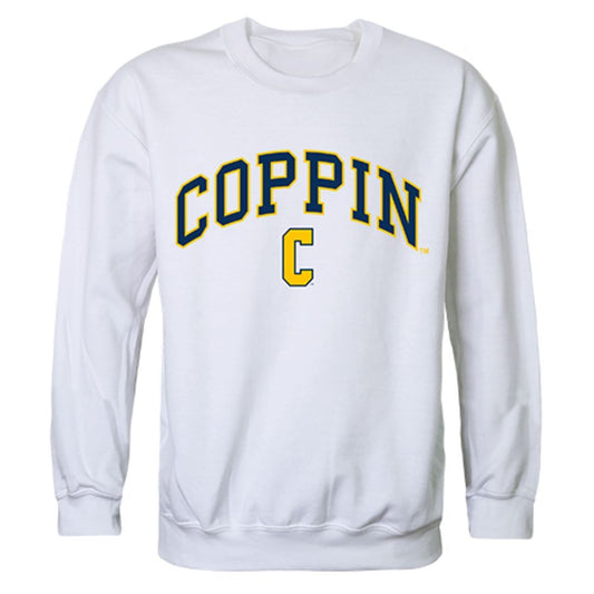 CSU Coppin State University Campus Crewneck Pullover Sweatshirt Sweater White-Campus-Wardrobe