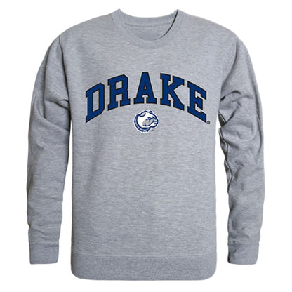 Drake University Campus Crewneck Pullover Sweatshirt Sweater Heather Grey-Campus-Wardrobe