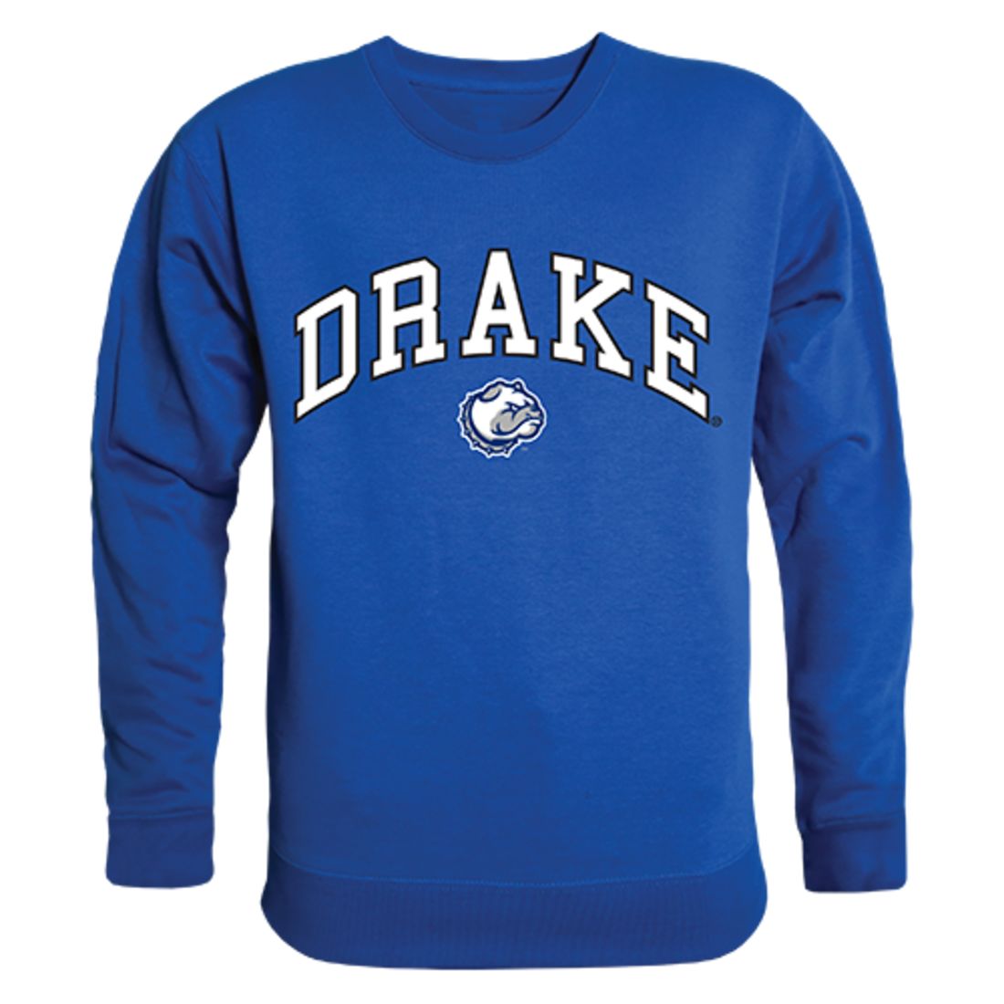 Drake University Campus Crewneck Pullover Sweatshirt Sweater Royal-Campus-Wardrobe