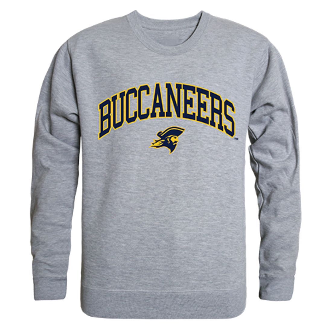 ETSU East Tennessee State University Campus Crewneck Pullover Sweatshirt Sweater Heather Grey-Campus-Wardrobe