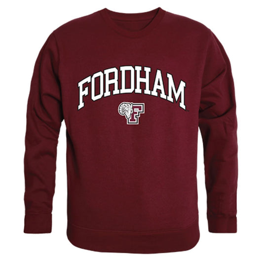 Fordham University Campus Crewneck Pullover Sweatshirt Sweater Maroon-Campus-Wardrobe