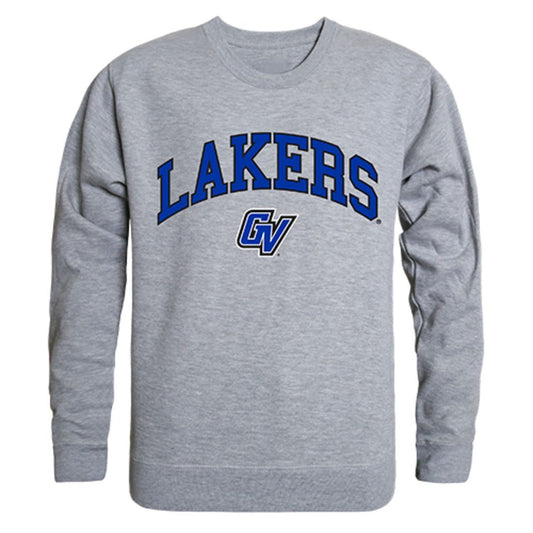 GVSU Grand Valley State University Campus Crewneck Pullover Sweatshirt Sweater Heather Grey-Campus-Wardrobe