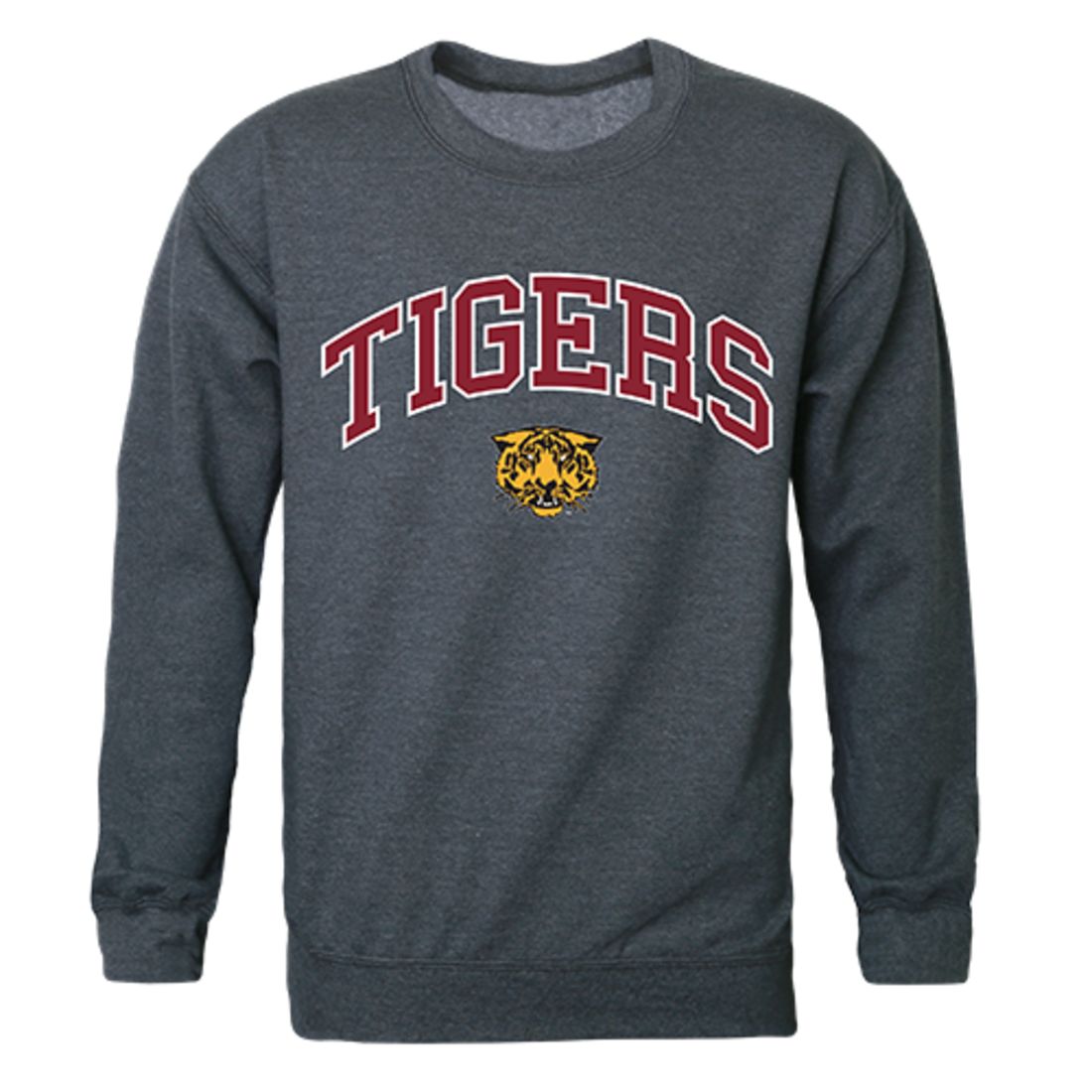 HSC Hampden-Sydney College Campus Crewneck Pullover Sweatshirt Sweater Heather Charcoal-Campus-Wardrobe