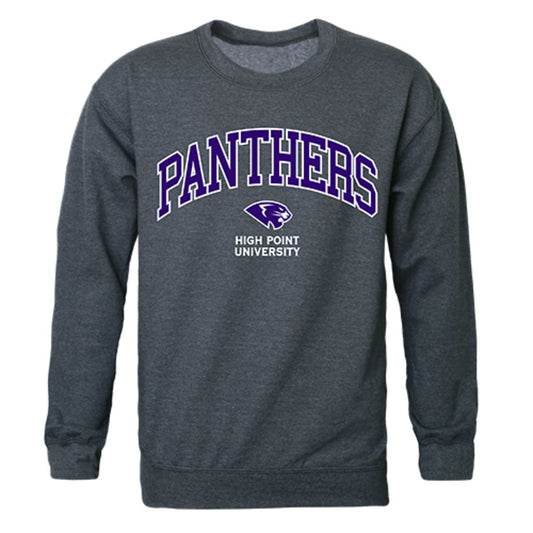 HPU High Point University Campus Crewneck Pullover Sweatshirt Sweater Heather Charcoal-Campus-Wardrobe
