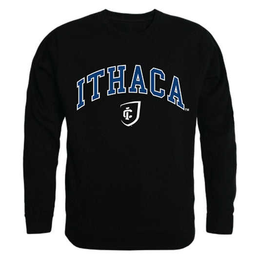 Ithaca College Campus Crewneck Pullover Sweatshirt Sweater Black-Campus-Wardrobe