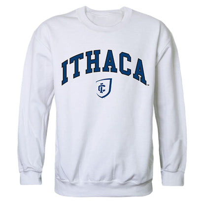 Ithaca College Campus Crewneck Pullover Sweatshirt Sweater White-Campus-Wardrobe
