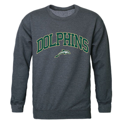 JU Jacksonville University Campus Crewneck Pullover Sweatshirt Sweater Heather Charcoal-Campus-Wardrobe