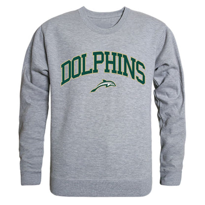 JU Jacksonville University Campus Crewneck Pullover Sweatshirt Sweater Heather Grey-Campus-Wardrobe