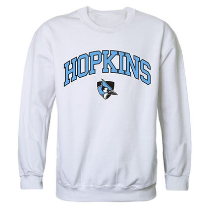 JHU Johns Hopkins University Campus Crewneck Pullover Sweatshirt Sweater White-Campus-Wardrobe
