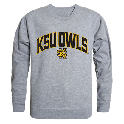 KSU Kennesaw State University Campus Crewneck Pullover Sweatshirt Sweater Heather Grey-Campus-Wardrobe
