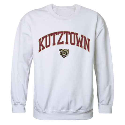 Kutztown University of Pennsylvania Campus Crewneck Pullover Sweatshirt Sweater White-Campus-Wardrobe
