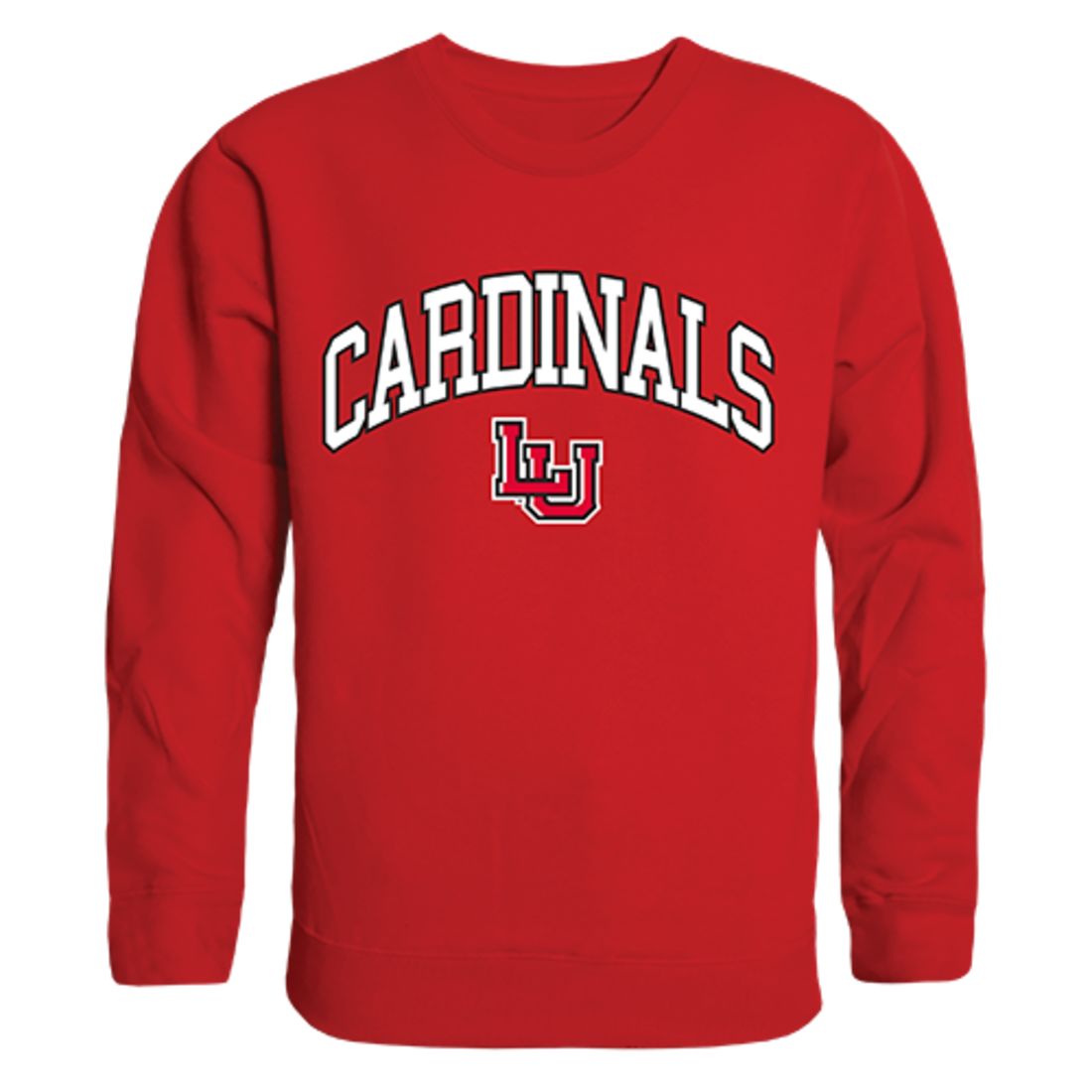 Lamar University Campus Crewneck Pullover Sweatshirt Sweater Red-Campus-Wardrobe