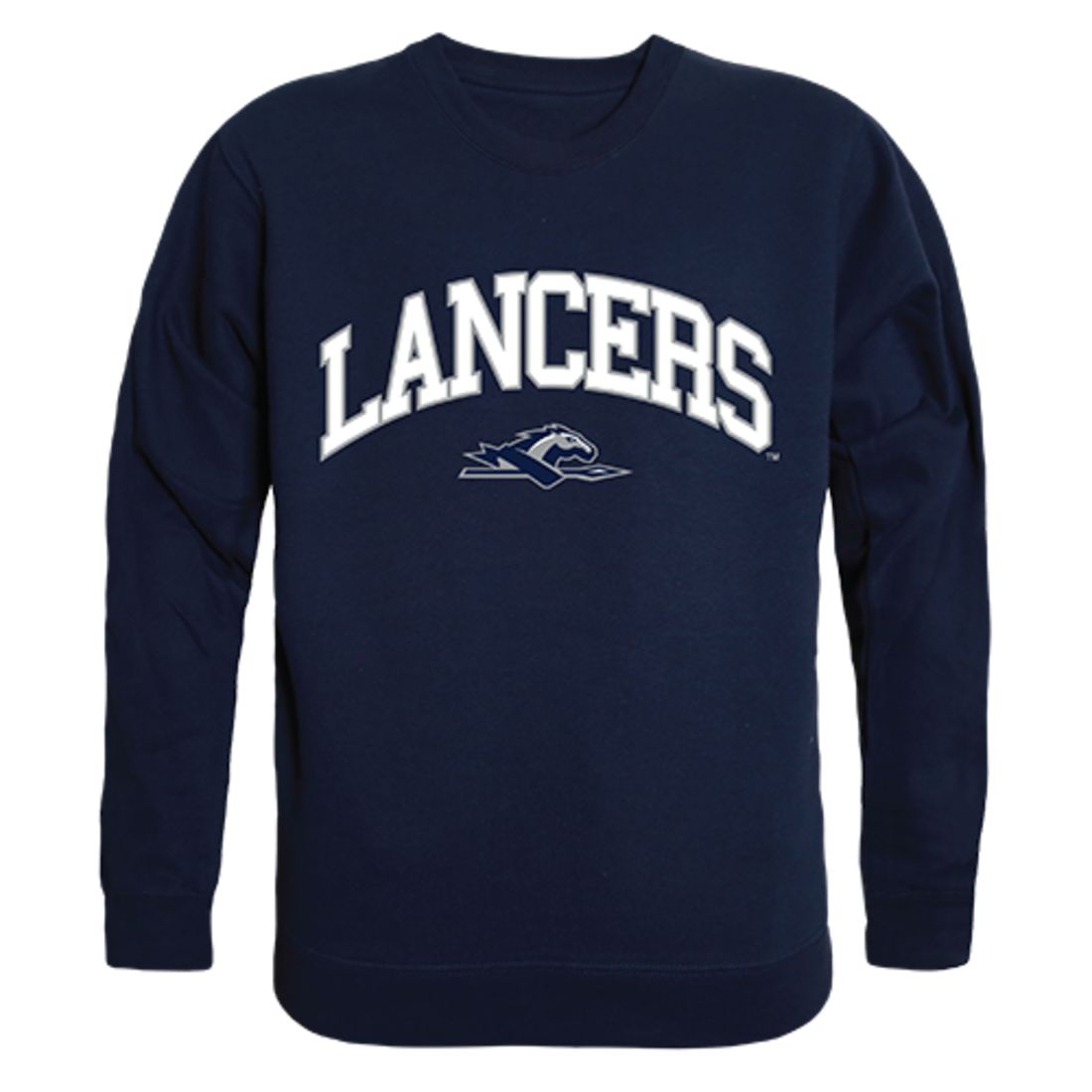 Longwood University Campus Crewneck Pullover Sweatshirt Sweater Navy-Campus-Wardrobe