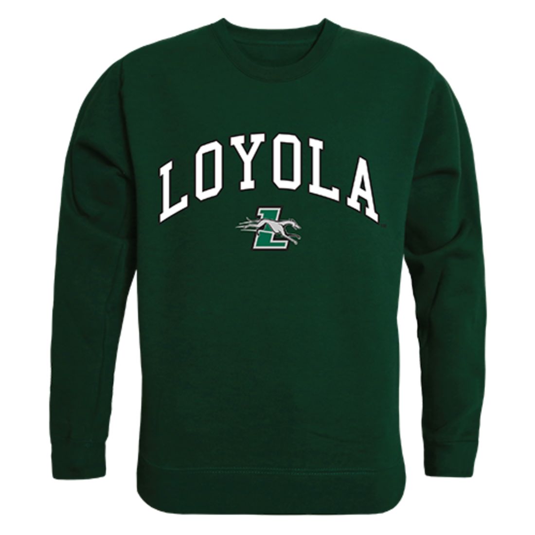 Loyola University Maryland Campus Crewneck Pullover Sweatshirt Sweater Forest-Campus-Wardrobe
