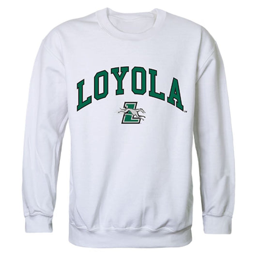 Loyola University Maryland Campus Crewneck Pullover Sweatshirt Sweater White-Campus-Wardrobe