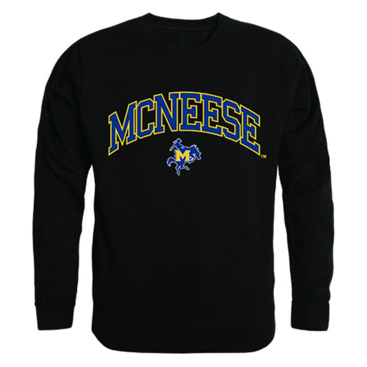 McNeese State University Campus Crewneck Pullover Sweatshirt Sweater Black-Campus-Wardrobe