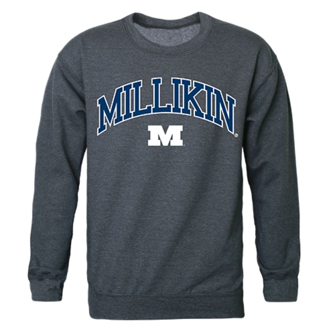 Millikin University Campus Crewneck Pullover Sweatshirt Sweater Heathe