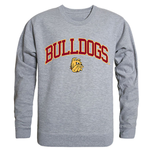 UMD University of Minnesota Duluth Campus Crewneck Pullover Sweatshirt Sweater Heather Grey-Campus-Wardrobe