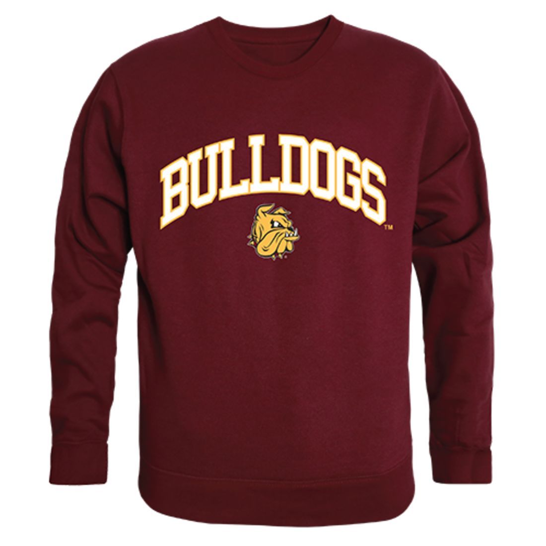 UMD University of Minnesota Duluth Campus Crewneck Pullover Sweatshirt Sweater Maroon-Campus-Wardrobe