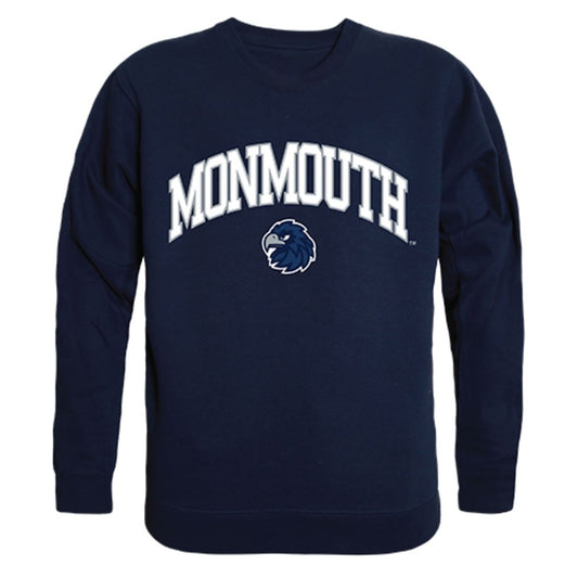 Monmouth University Campus Crewneck Pullover Sweatshirt Sweater Navy-Campus-Wardrobe